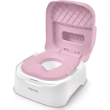 Nočník Ingenuity INGENUITY Nočník 3v1 Prepare to Potty™ Pink 18m+