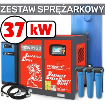 Kompresor Olejový kompresor Profi Kompressoren ARROW II VSD 37 kW 1000 l 10 bar
