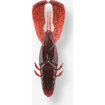 Nástraha CAPERLAN Měkká nástraha s atraktantem Yubari PCRW 3,5" Black and Red Punching Craw 9 cm - 3,5" ČERNÁ|ČERVENÁ