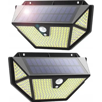 Venkovní osvětlení Solární Lampa LED Venkovní Nástěnné Svítidlo s Čidlem Pohybu a Soumraku IP65