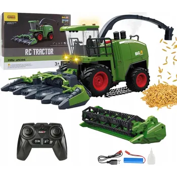RC model auta VELKÝ DÁLKOVĚ OVLÁDANÝ HARVESTER S OTEVÍRACÍM NÁVĚSEM NA DÁLKOVÉ OVLÁDÁNÍ, AUTO
