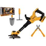 Teddies Křovinořez s doplňky plast 52cm na baterie se zvukem