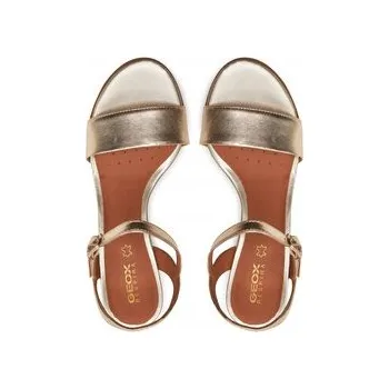 Dámské sandále Geox Dámské sandály GEOX-D25RXB-000Y2 C2012 zlaté