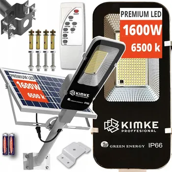 Venkovní osvětlení Pouliční lampa KIMKE 1600 W 128000 lm solární napájení