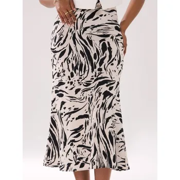 Dámská sukně Sinsay - Midi sukně s viskózou - vícebarevná - 169FJ-MLC - 169FJ-MLC-XXL