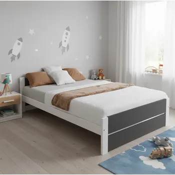 Postel Elvisia Postel LEA s matrací a roštem | 80 x 200 cm Barva: Šedá