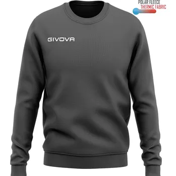Dámská mikina GIVOVA Sportovní mikina Givova Polarfleece One 3XL. ŠEDÁ