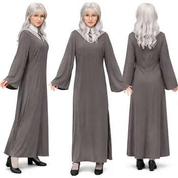 Karnevalový kostým Dětský Kostým "Čarodějka Marta", šedý, Godan, vel 110-120