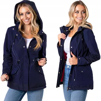 Podprsenka PALIOVANÁ PODZIMNÍ PARKA bunda s kapucí 3 BARVY Přechodová 3XL