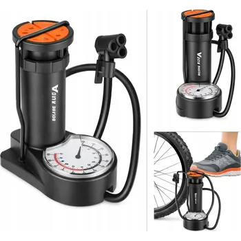 pumpička Nožní pumpa s manometrem na kolo i auto – praktická a robustní