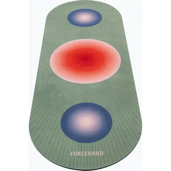 podložka na cvičení Podložka na jógu FORCEBAND Solar microfiber + eco rubber 5 mm solar