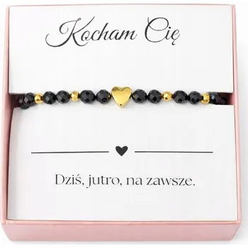 Náramek Náramek SRDCE SRDÍČKO DÁREK NA VALENTÝNA přírodní kameny