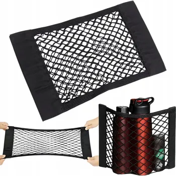 Organizér do auta Organizér na suchý zip do kufru auta Velká síťka na sedadlo 25x40 cm