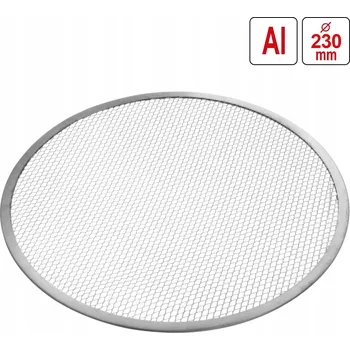 Nádoba na pečení Mřížka/Forma na pečení pizzy, kulatá, hliníková, 23 cm, odolná