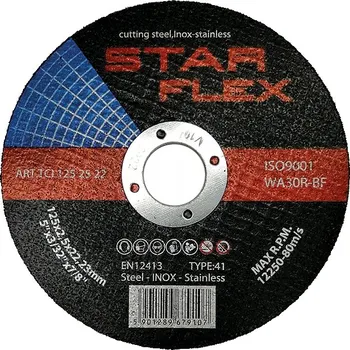 Řezný kotouč Řezný kotouč T41-125-2,5 A30R-BF-INOX