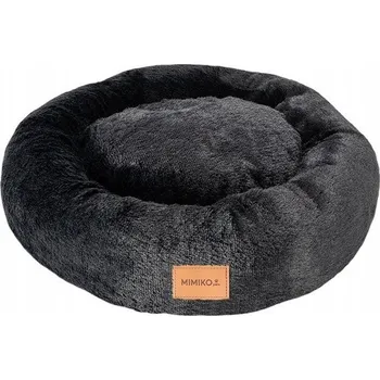 Pelíšek pro psa MIMIKO Pets Pelíšek Shaggy kulatý L 60cm černý