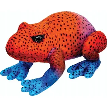 plyšák PLYŠÁK PLYŠÁK ŽÁBA ŽABIČKA ČERVENÁ 13 CM