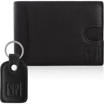 Peněženka Paolo Peruzzi dámská peněženka z pravé kůže černá