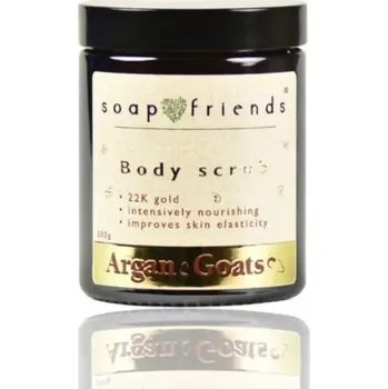 Tělový peeling Soap & Friends Argan & Goats 200 g jemnozrnný tělový peeling