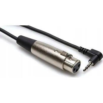 Audio kabel XLR kabel - 3,5mm jack Hosa XVS-102F 0,6 m