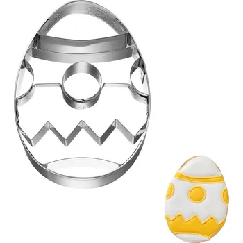 Velikonoční dekorace Nerezové vykrajovátka na cukroví a perník BIRKMANN VELIKONOČNÍ VAJÍČKO 8 cm