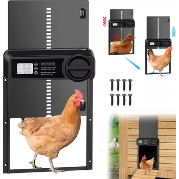 Chov hospodářského zvířete AUTOMATICKÁ KLAPKA PRO SLEPICE, AUTOMATICKÁ KLAPKA PRO SLEPICE, DVEŘE DO KURNÍKU