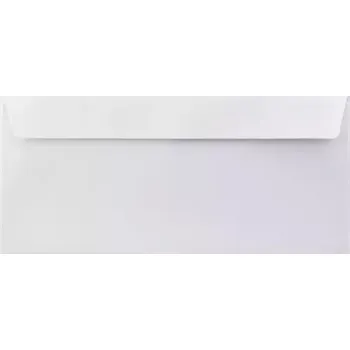 Obálka Metalická (perleťová) obálka bílá DL (110x220mm) PS