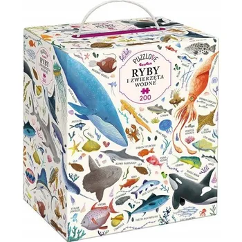 Puzzle CzuCzu Puzzle 200 dílků Puzzlove CzuCzu Ryby a vodní živočichové
