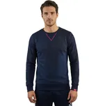 LEGEA Bavlněná mikina NEBI MODRÁ|ČERVENÁ