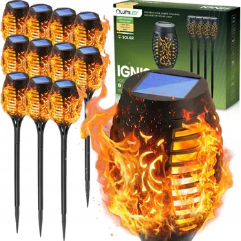 Venkovní osvětlení Solární lampa zapichovací Lumiled černá 51 cm 6 ks