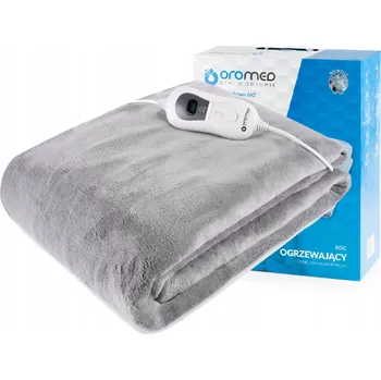 Elektrická deka OROMED ORO-BLANKET POLAR šedá 120 W
