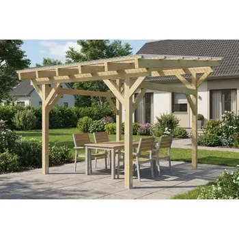 Zahradní stavba Dřevěná pergola Classico volně stojící 350x300
