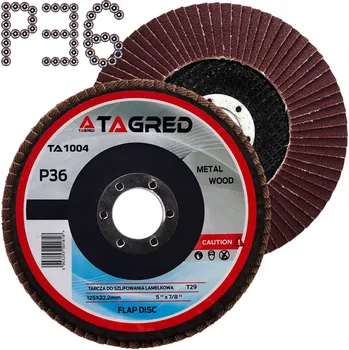 Brusný kotouč BRUSNÝ KOTOUČ 125MM P36 LAMELOVÝ KOTOUČ NA BROUŠENÍ