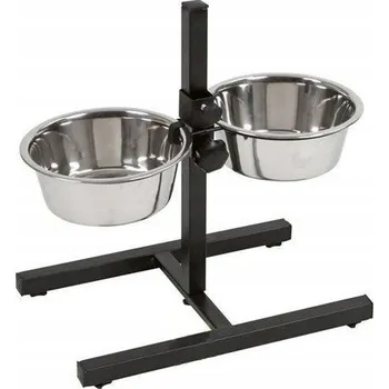 Miska pro psa Stojan na misku, kovový Barry King, černý, 1,8 l