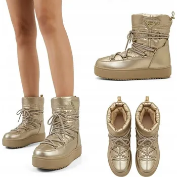 Dámská zimní obuv ZLATÉ DÁMSKÉ SNĚHULE COPESE 39