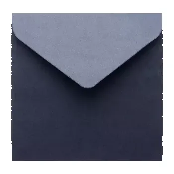 Obálka Metalická (perleťová) obálka tmavě modrá 155x155mm