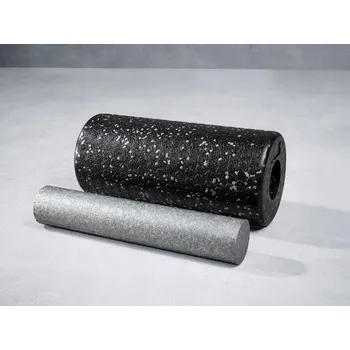 Masáž CRIVIT MASÁŽNÍ VÁLEC 2v1 ČERNÝ 32 CM SADA PRO REGENERACI TKÁNÍ A RELAXACI