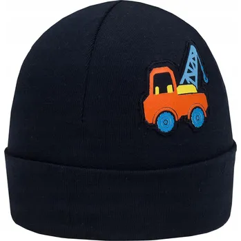 Čepice Chlapecká čepice beanie tmavě modrá Döll, vel. 51