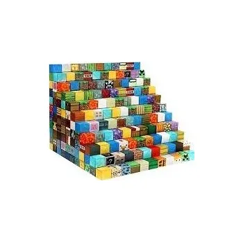 ostatní stavebnice STAVEBNICE KOSTKY ŠESTIHRANY 220 DÍLKŮ VČETNĚ 2 FIGUR GIGANT KARTON