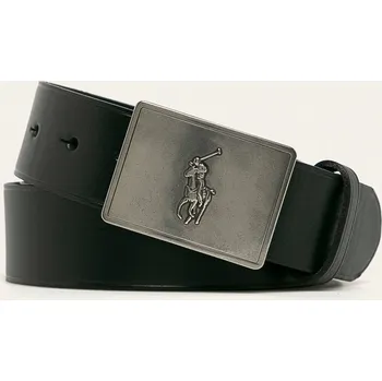 Opasek Kožený pásek Polo Ralph Lauren 405691693001 černá 99X, vel. 105