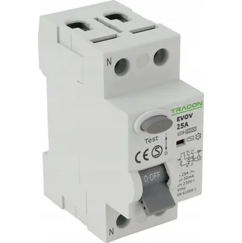 Proudový chránič Proudový chránič 80A 2P 30mA typ A Tracon