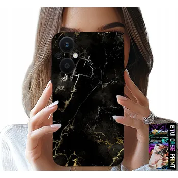 Pouzdro na mobilní telefon POUZDRO pro OPPO Reno7 Lite 5G - Kamenné elegantní pouzdro CASE