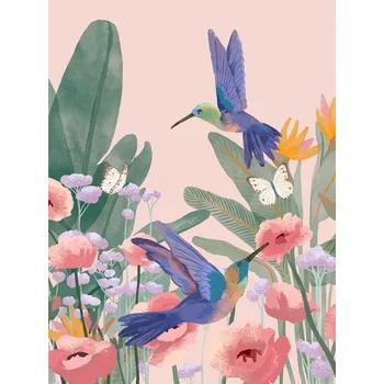 Plakát Plakát, Obraz - Hummingbirds, Goed Blauw