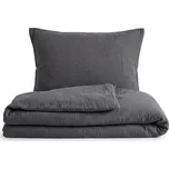 Kvalitex Mušelínové povlečení tmavě šedé Varianta: 1+1, 140x200, 70x90cm