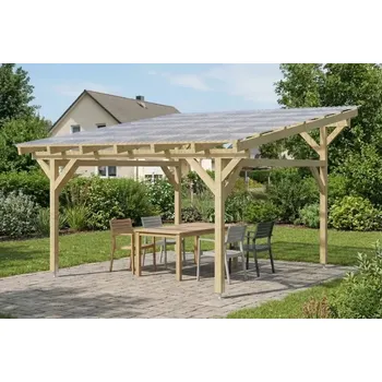Zahradní stavba Dřevěná pergola Classico volně stojící 450x400