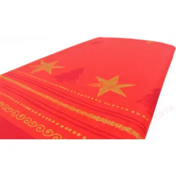 ubrus UBRUS PAPIROVÝ JAKO TKANINA VÁNOČNÍ 138x220