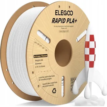 Filament PLA filament Elegoo 1,75 mm 1 kg bílý