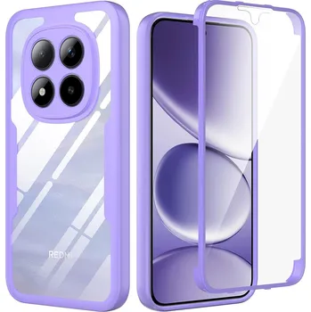 Pouzdro na mobilní telefon Techsuit - ColorVerse 360 Series + ochrana displeje - pro Xiaomi Redmi Note 15 Pro+ 5G / Poco M8 Pro 5G - fialová