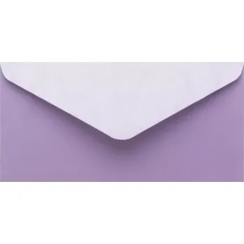 Obálka Metalická (perleťová) obálka fialová (šeříková) DL (110x220mm)