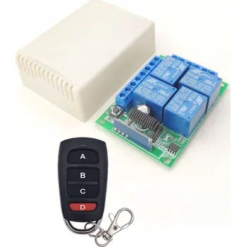 Bezdrátový Spínač Dálkového Ovládání 433Mhz, Relé Modul
